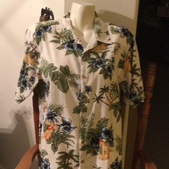 🌴NWOT Colorful & Too Fun Cherokee Sz Med Unisex Hawaiian Style Shirt 🌴 - Picture 2 of 11